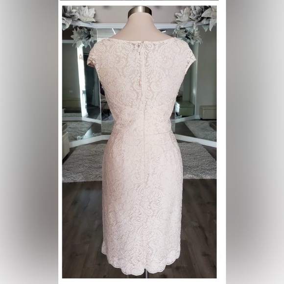 Watters Maids Lauren Lace Dress. Size 10 - Picture 3 of 4